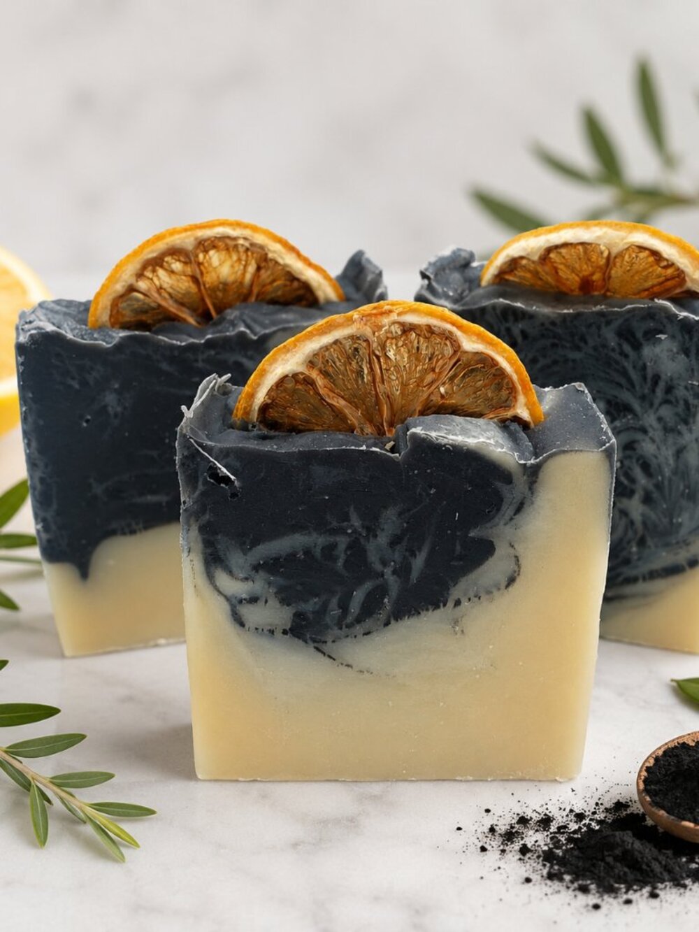 Tea Tree & Lemon Activated Charcoal | 2 Bars - Artisan Soaps